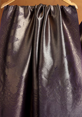 Silk Zari Jamawar Shawl D#18 - Purple