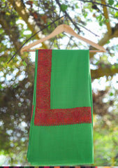 Pashmina Emboridered Shawl D - 114 - Parrot