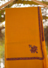 Pashmina Emboridered Shawl D - 61 - Mustard