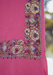 Pashmina Emboridered Shawl D - 65B - Carrot