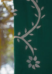 Pashmina Patch Work Shawl D - 22 - B Green