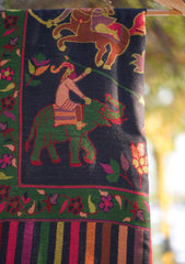 Pure Pashmina Kaani Jamawar Shawl D - 70 - Multi