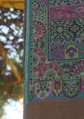 Pure Jamawar Kaani Shawl D - 2258 - Beige