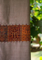 Pashmina Patch Work Shawl D - 20 - CH Brown