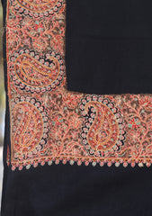 Pashmina Emboridered Shawl D - 69B - Black