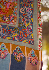 Pashmina Ari Work Shawl D - 95B - Multi