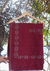 Pure Pashmina Kaani Jamawar Scarf D - 21 - D Maroon