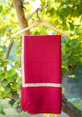 Pashmina Emboridered Shawl D - 08 - Red