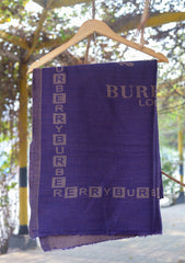 Pure Pashmina Kaani Jamawar Scarf D - 21B - D Purple