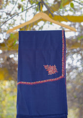 Pashmina Emboridered Shawl D - 01B - N Blue