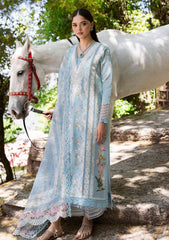 Lawn - Saira Shakira - Bloom - Eid Unstitched 25 - SSEL#8B - SWEET OPEL