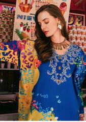 Lawn - Mushq - Hemline - La Dolce - Prints Vol-2 - HUN25#10A - FLOWER OF LIFE