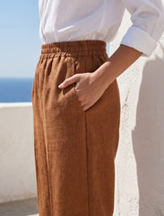 Pret - Moven - Cotton Linen Trouser - Brown