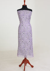 Formals - Riwaj - Fancy 26 - Chikankari & Mukesh - 2 Pcs - D#01 - Purple