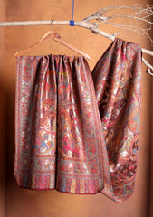 Pashmina Zari Jamawar Shawl D#95 - Multi