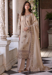 Winter - Noor by Saadia Asad - Pashmina Shawl 25 - NSP#12 - Caramel Mist