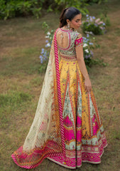 Winter Collection - Qalamkar - Luxe Silk 24 - UA-08 LUNA