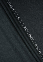 Scabal Flavour Super 340's Pure Cashmere Wool Fabric - C Black