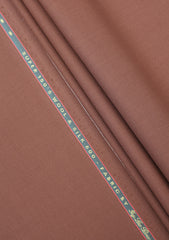 Loro Piana Lightest Suiting Super 150's Wool & Silk Fabric - Brown