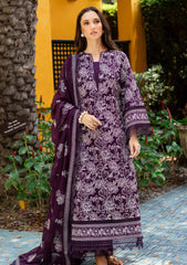 Lawn - Marjjan - Seraya - Embroidered 25 - MBL#23-B - MAGENTA
