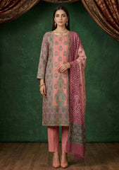 Formals - Riwaj - Fancy Chiffon Jamawar - 2 Pcs Suit - CND#15 - T Pink