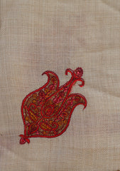 Pashmina Emboridered Shawl D - 61C - Skin