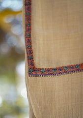 Pashmina Emboridered Shawl D - 146 - L Golden