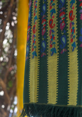 Pure Jamawar Kaani Shawl D - 2256 - Peach