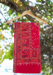 Pure Pashmina Kaani Jamawar Shawl D - 52 - SH Pink