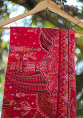 Pure Pashmina Kaani Jamawar Shawl D - 52 - SH Pink