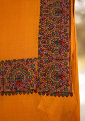 Pashmina Emboridered Shawl D - 119 - Mustard