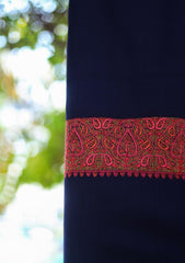 Pashmina Emboridered Shawl D - 119 - N Blue