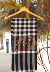 Pure Pashmina Kaani Shawl D - 55 - Black