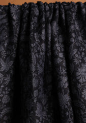 Pashmina Zari Jamawar Shawl D#89 - Black