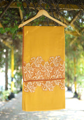 Pashmina Patch Work Shawl D - 39 - Mustard
