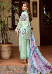 Lawn - Asifa & Nabeel - Yakin - Floral Mist - (YKL25-04)