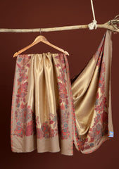 Pashmina Zari Jamawar Shawl D - 51 - Skin