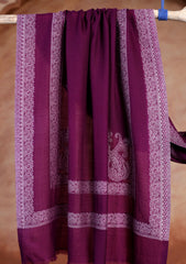 Pashmina Jamawar Scarf D#82 - D Purple
