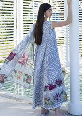Lawn - Elaf Premium - Santorini Prints 26 - EPN#03B - SEIRA
