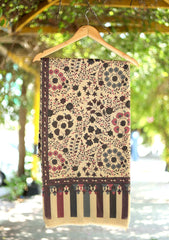 Digital Printed Wool Shawl D - 21 - Brown