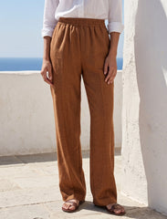 Pret - Moven - Cotton Linen Trouser - Brown