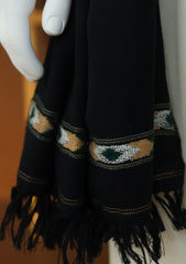 Men Shawls - Wool Shawls - D#34 - Black