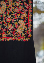 Pashmina Emboridered Shawl D - 140 - F brown