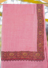 Pashmina Emboridered Shawl D - 63 - T Pink