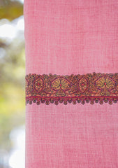 Pashmina Emboridered Shawl D - 63 - T Pink