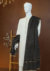 Men Shawls - Wool Shawls - D#25 - B Black