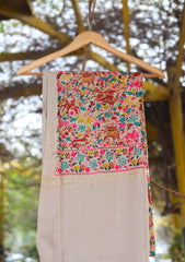 Pashmina Ari Work Shawl D - 84 - Skin