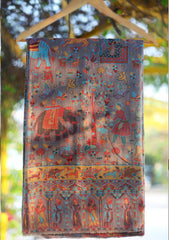 Pure Jamawar Kaani Shawl D - 2234 - Multi Skin