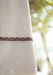 Pashmina Emboridered Shawl D - 146 - Fawn