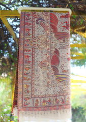 Pure Jamawar Kaani Shawl D - 2233 - Multi Skin